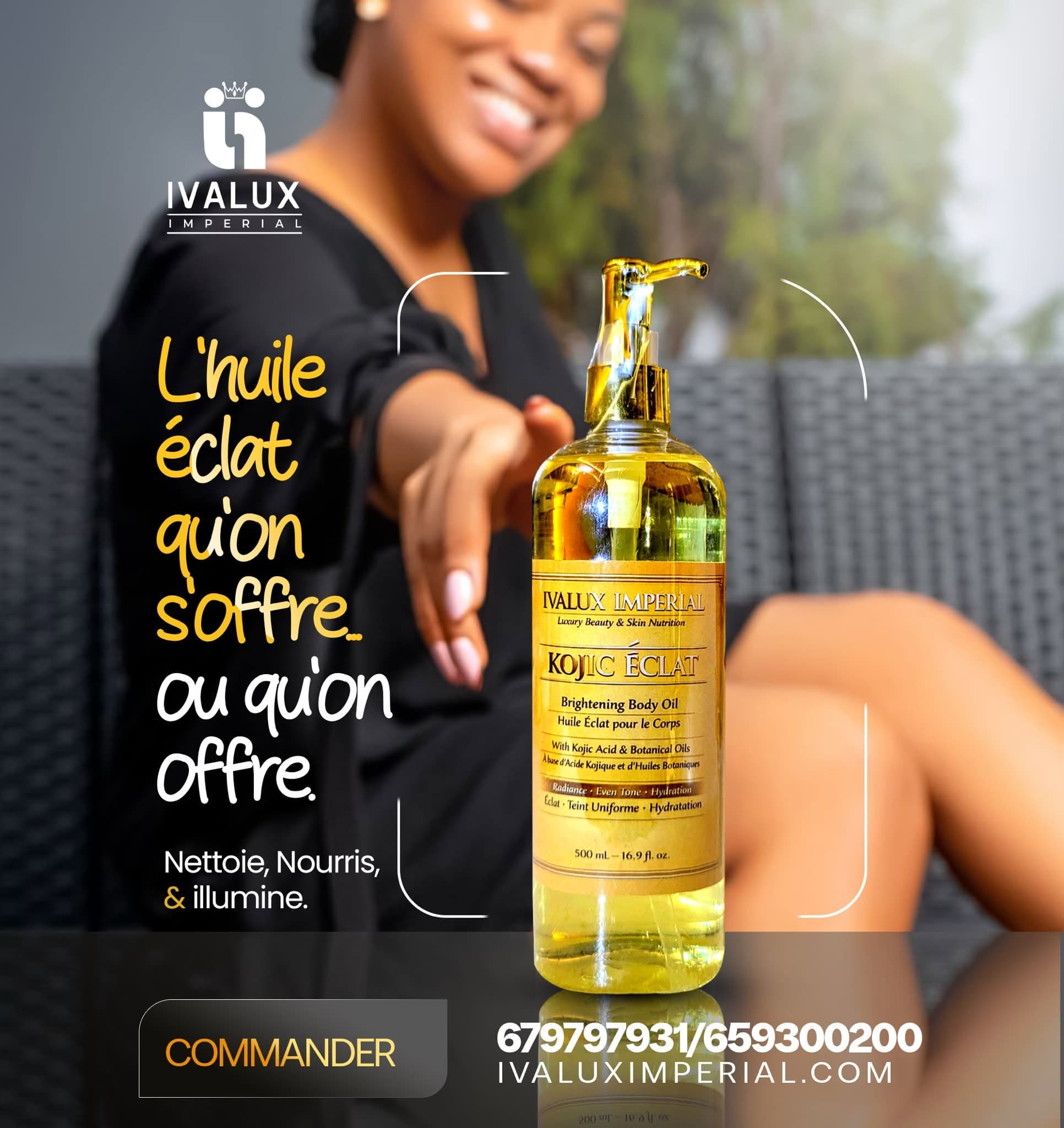 L’huile éclat Ivalux